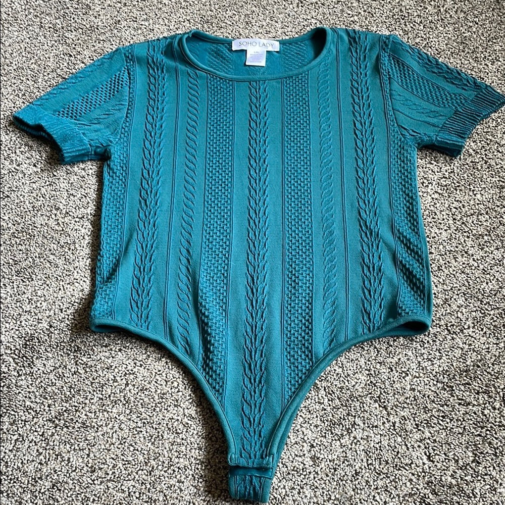 Teal Bodysuit